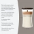 WoodWick Trio Café Macchiato Świeca zapachowa z drewnianym knotem 610 g